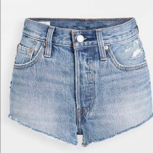 Levi’s 501 Tiny Shorts Size 29 - Enhanced with fading/shredding; great condition